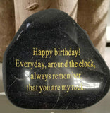 Adult Birthday Gift Engraved Rock - STERLINGCLAD