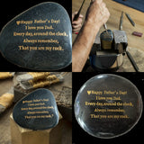 Father's Day Gifts, Engraved Rock gift - STERLINGCLAD