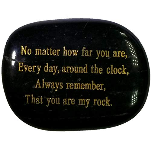 Long Distance Relationships Gifts,"No matter how far.. always remember, that you are my rock." Engraved rock, Friendship or Distance Gift